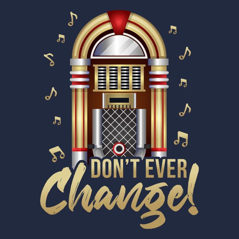 Don't Ever Change Retro Music Machine Jukebox