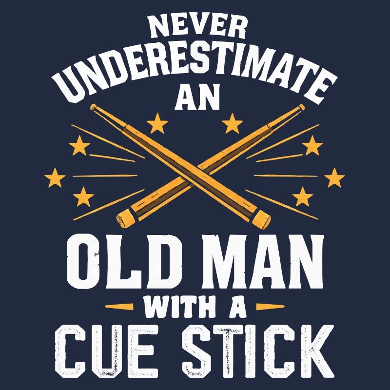 Never Underestimate an Old Man with a Cue Stick