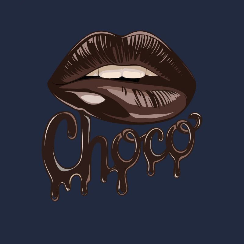 Chocolate Choco Lips Artwork for