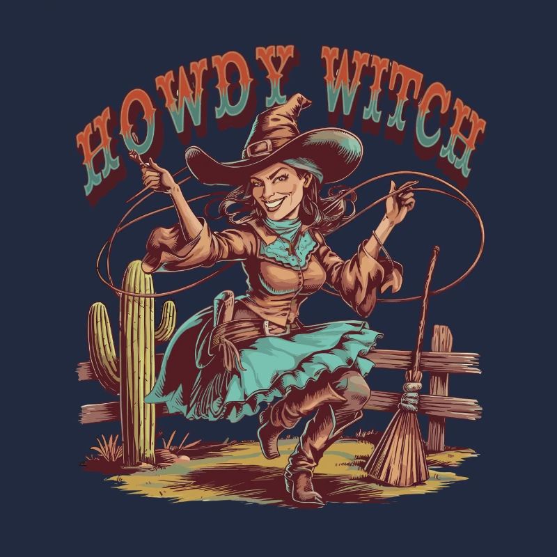 Howdy Witch Lasso Artwork