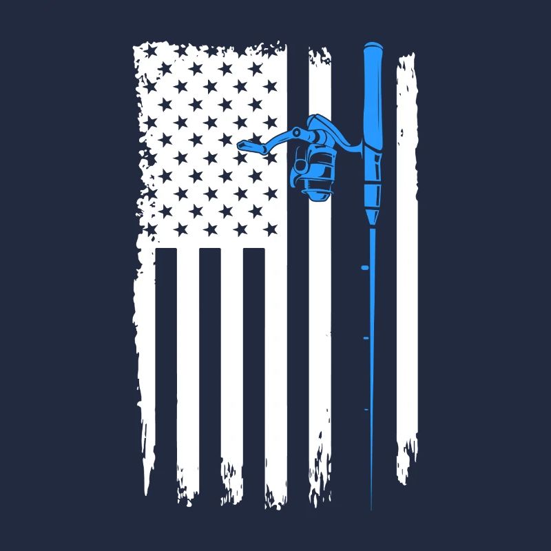 Canne à pêche drapeau