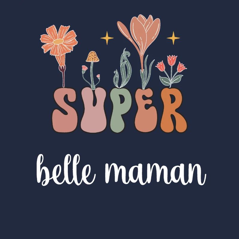 Super schöne Mama Boho Bohemian Blumen Stiefmutter