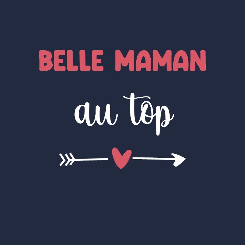 Schöne Mutter am oberen Ende Herz Stiefmutter Mutter