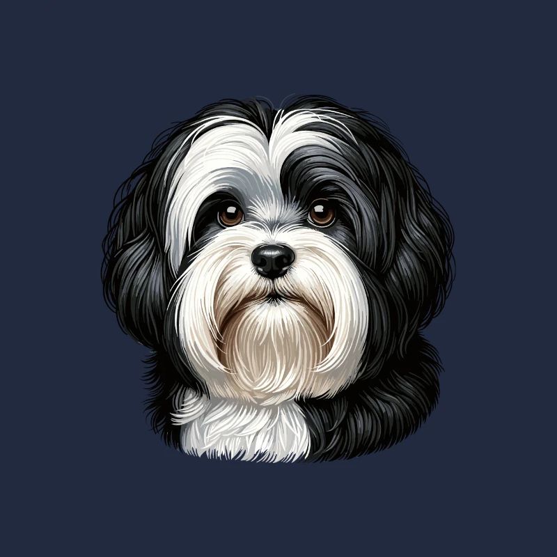 Visage de chien - Bichon havanais