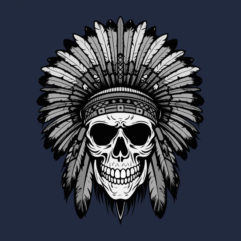 Apache Indian Chief Skull
