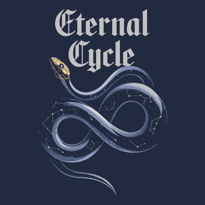 Cycle éternel : Symbolisme du serpent infini