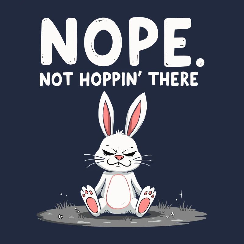 Lapin Conception d’animaux sarcastiques