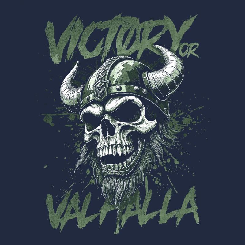 Nordischer Wikingersieg oder Walhalla