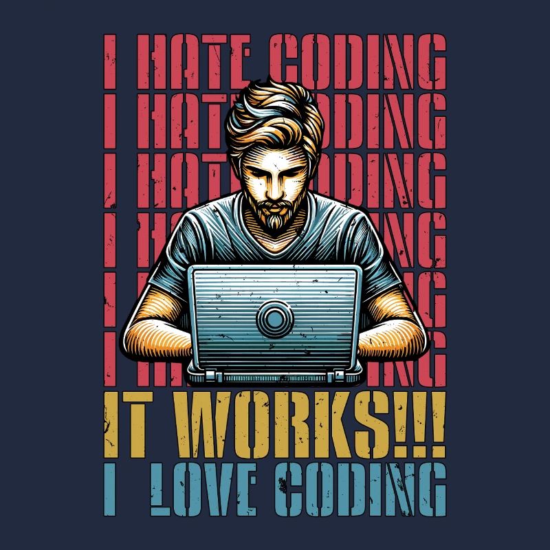 Codeur Je déteste coder Développeur Technologie Codeurs