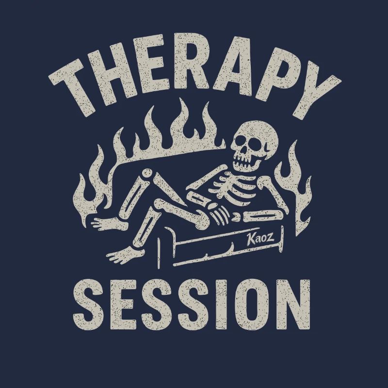 Therapy session skeleton – Everything burns anyway