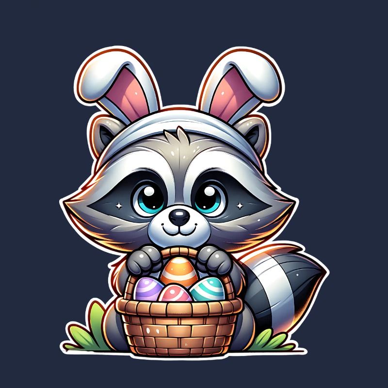 Raccoon Easter Easter Basket