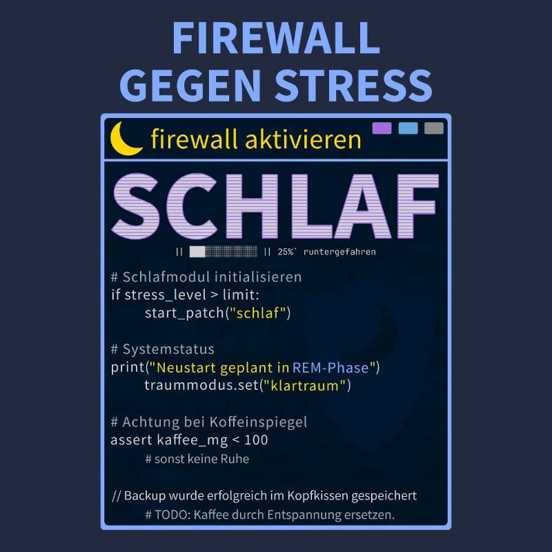 Firewall against stress: Sleep