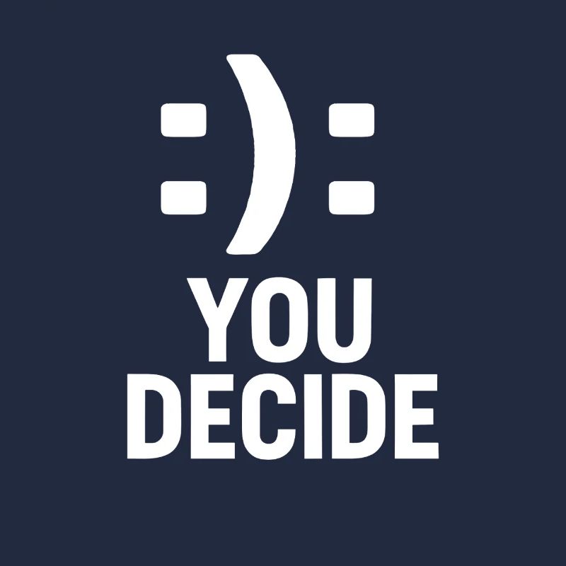 C’est vous qui décidez - Conception de motivation à double smiley