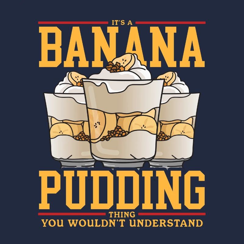Bananenpudding Bananen-Pudding Geschenk