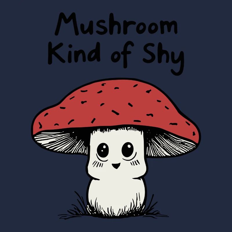Champignon un peu timide