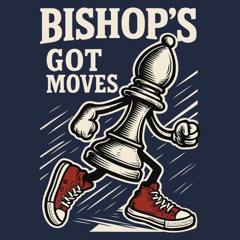 Bishop's Got Moves Chess Player Board Game