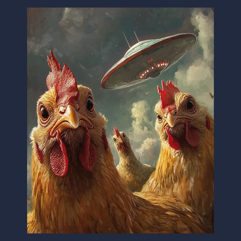 Poulets Selfie OVNI