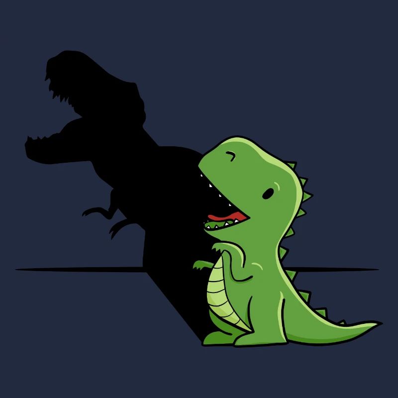 T Rex Shadow TRex With Screaming Shadow
