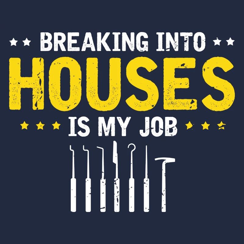 Burglar Locksmith Locking Technician Design