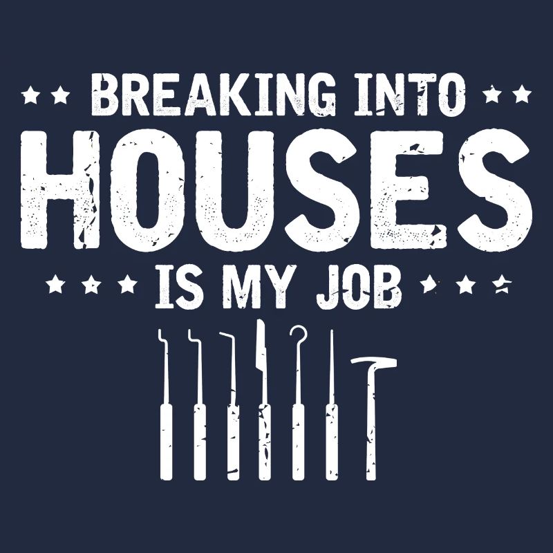 Burglar Locksmith Locking Technician Design