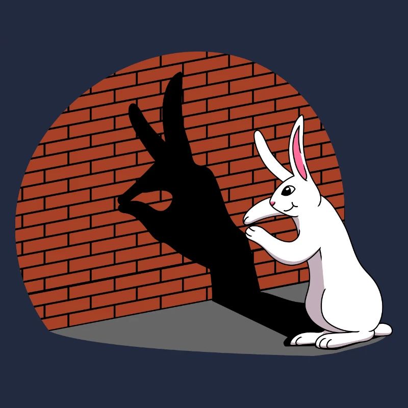 Rabbit Shadow Figure Shadow Image Shadow Play