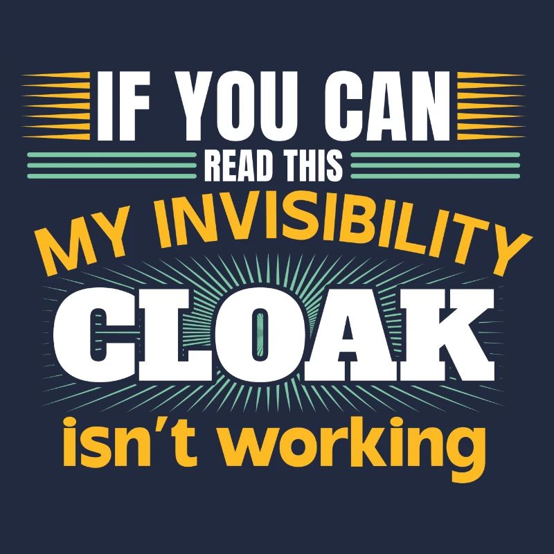 My invisible coat doesn't work