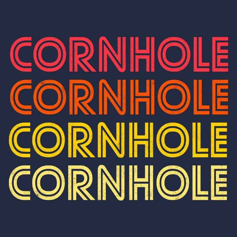 Retro Cornhole Vintage Cornhole