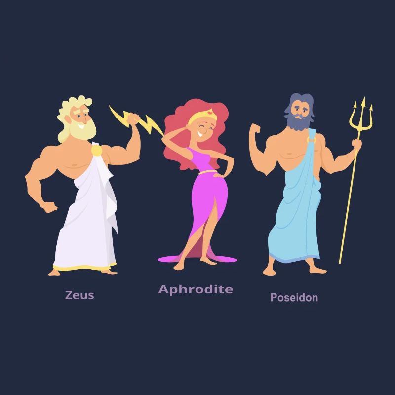 ZEUS APHRODITE POSEIDON