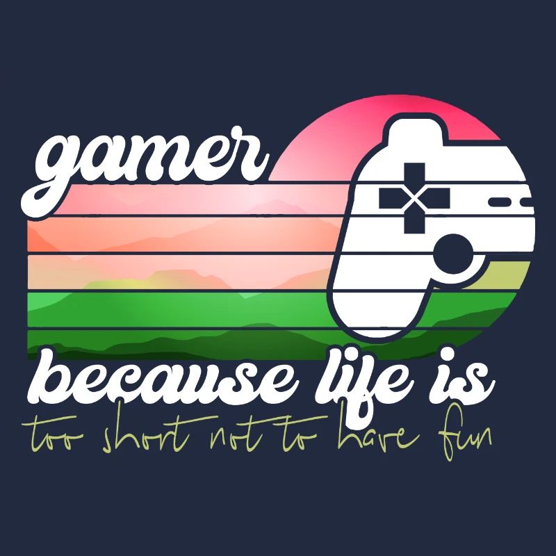 Joyable Tropical Amusing Gaming Illustration