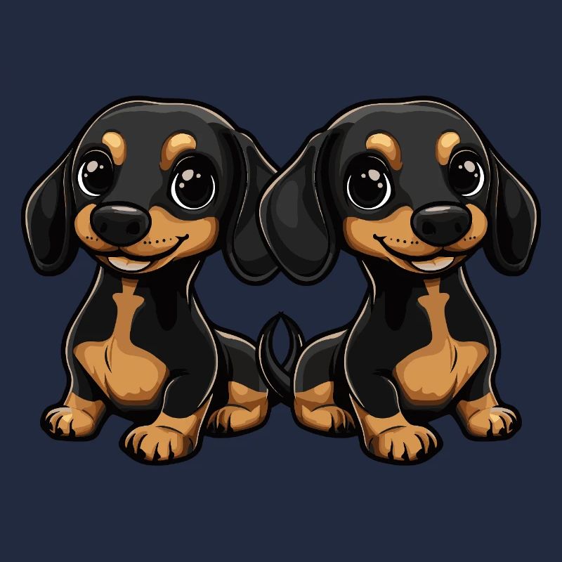 Dackel DachsHund Comic