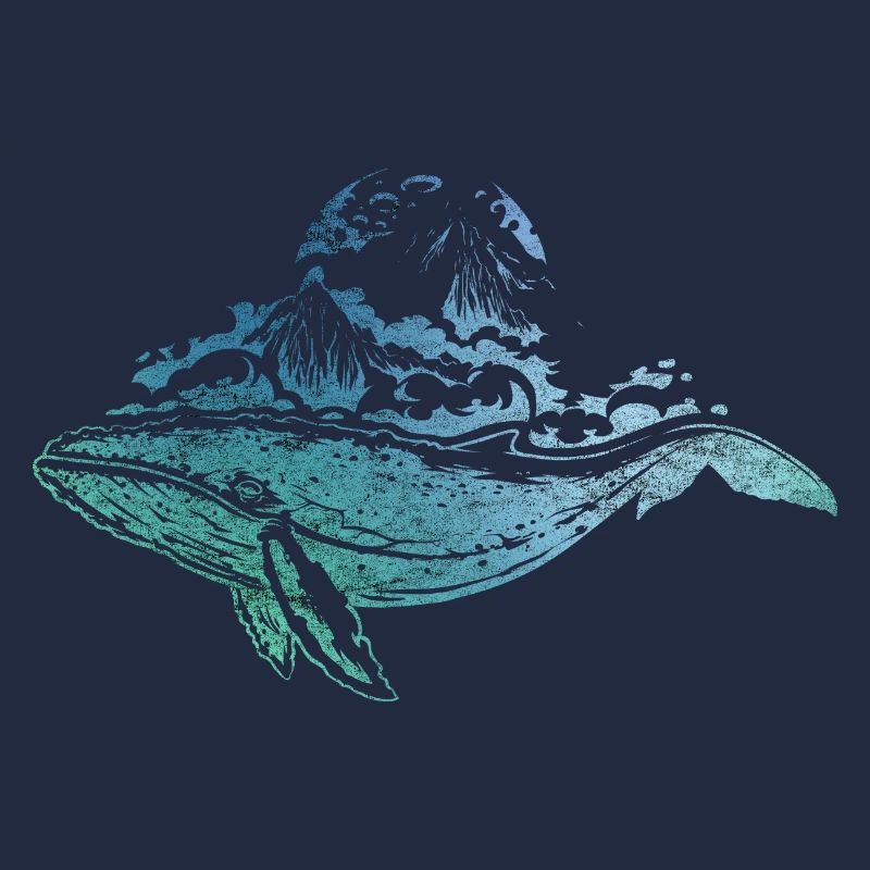 Baleine et eau