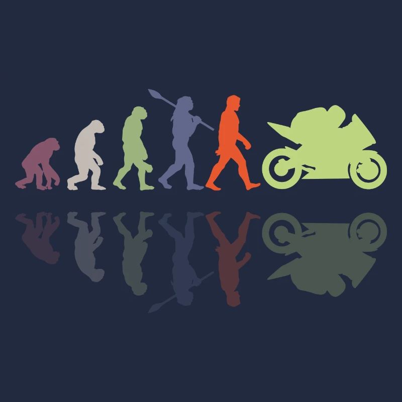 Motorcycle Evolution Vintage Shadow Biker