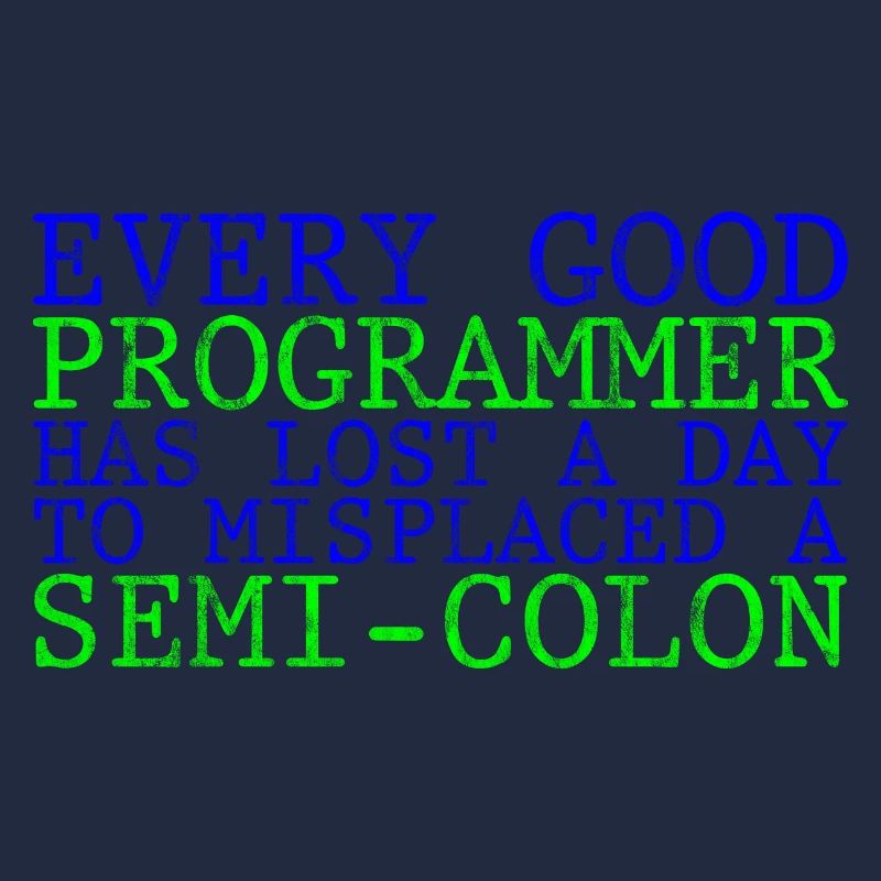 Every Programmer Has Lost A Day To A Semi-Colon 3