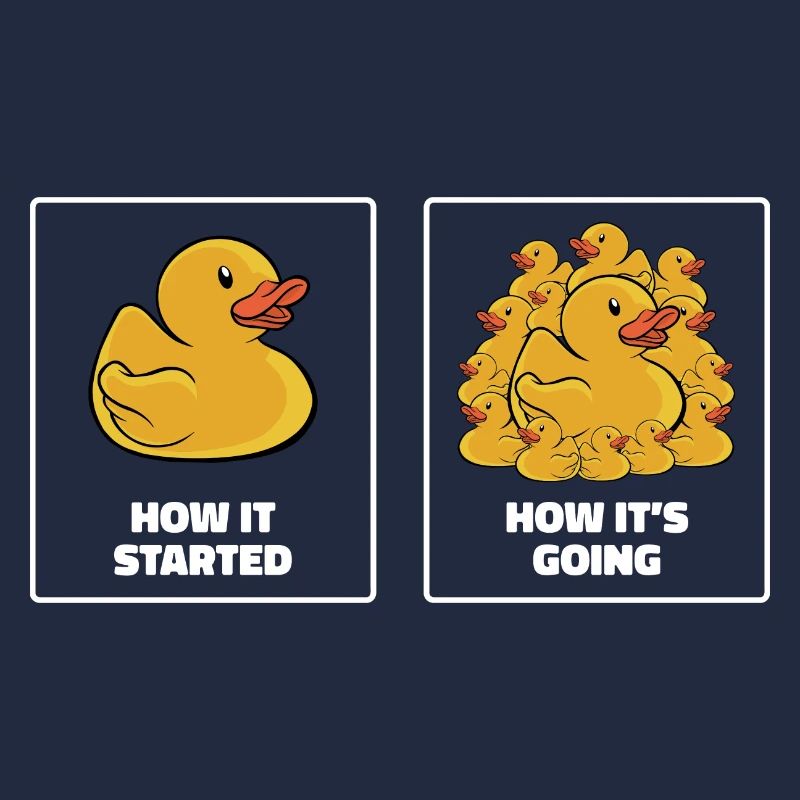 Funny How It Started How It's Going Rubber Duck Du