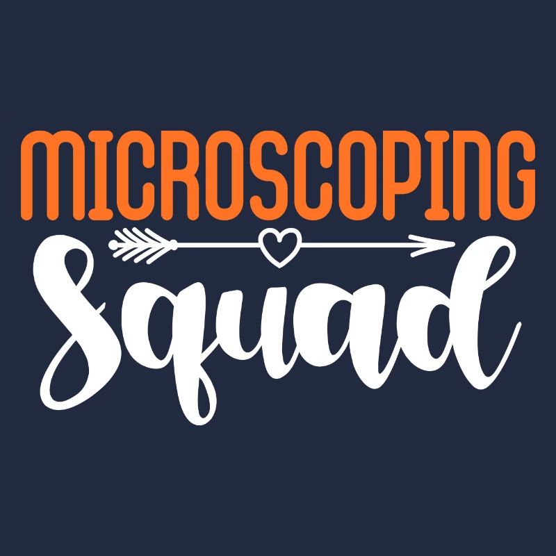 Escouade de microscopiation Conception pour un passionné de science