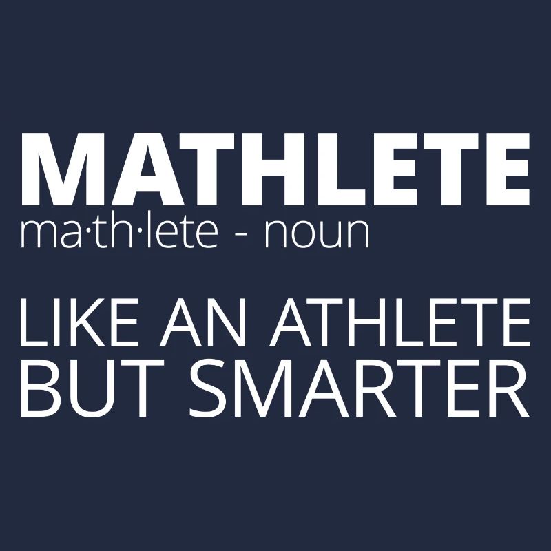 Mathlete comme un athlète mais plus intelligent