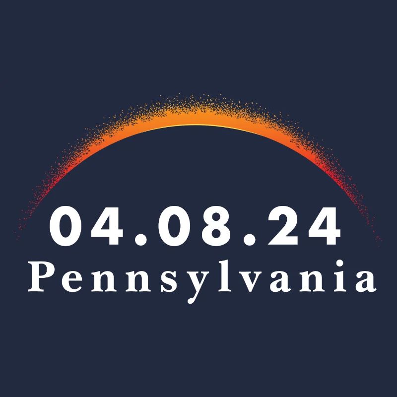 Total Solar Eclipse Path of Totality Pennsylvania