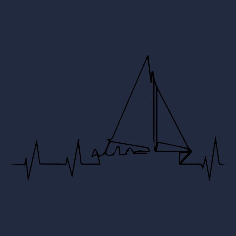 Segelboot Heartbeat Segelboot Segelboot