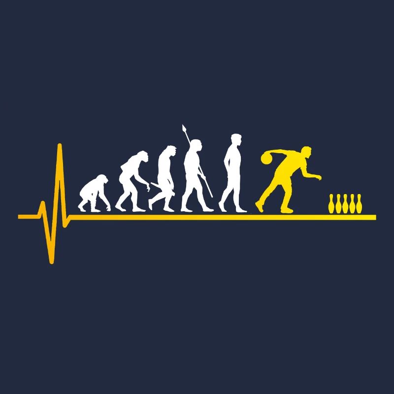 Quilles de bowling évolution battement de coeur