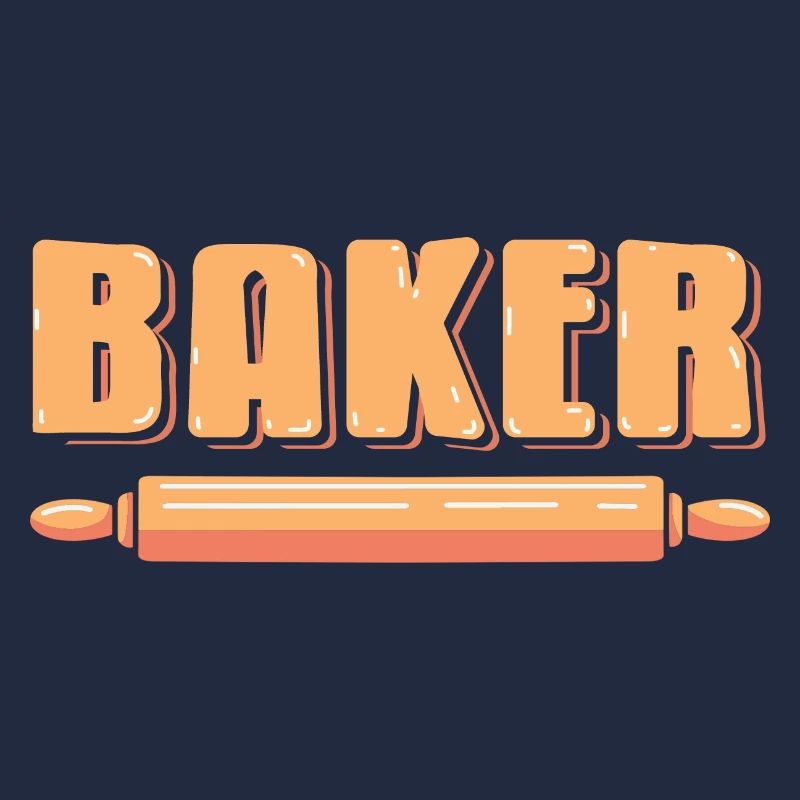 Génial Baker Rolling Pin T-Shirt Conception de cuisson