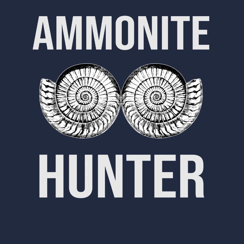 Fossile de chasseur ammonite