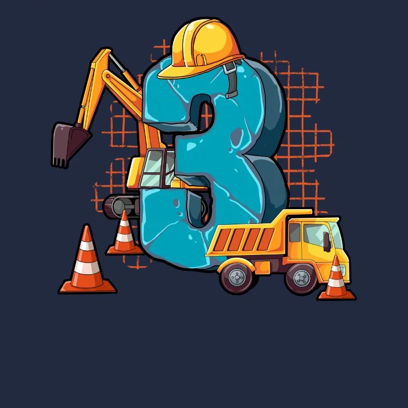 Machines de construction 3e anniversaire