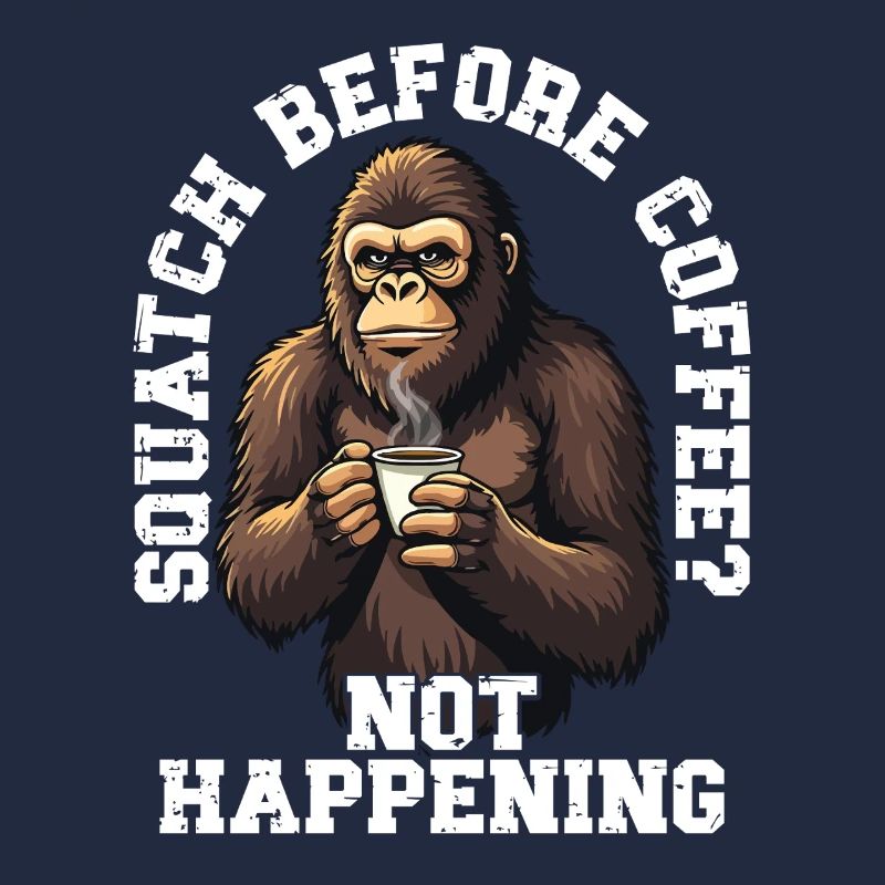 Squatch avant le café n’arrive pas drôle