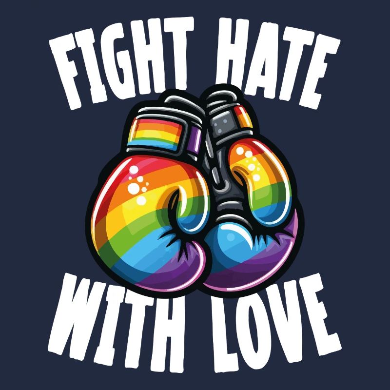 Bekämpfe Hass Mit Liebe Regenbogen-boxhandschuhe