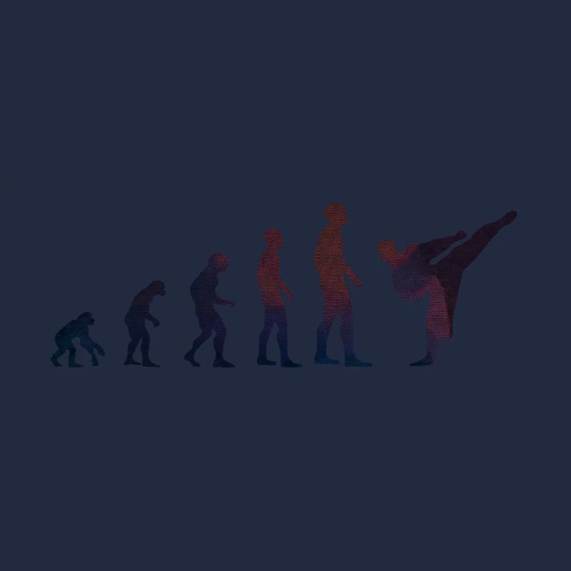 Evolution des Kampfsports Karate Judo Shirt