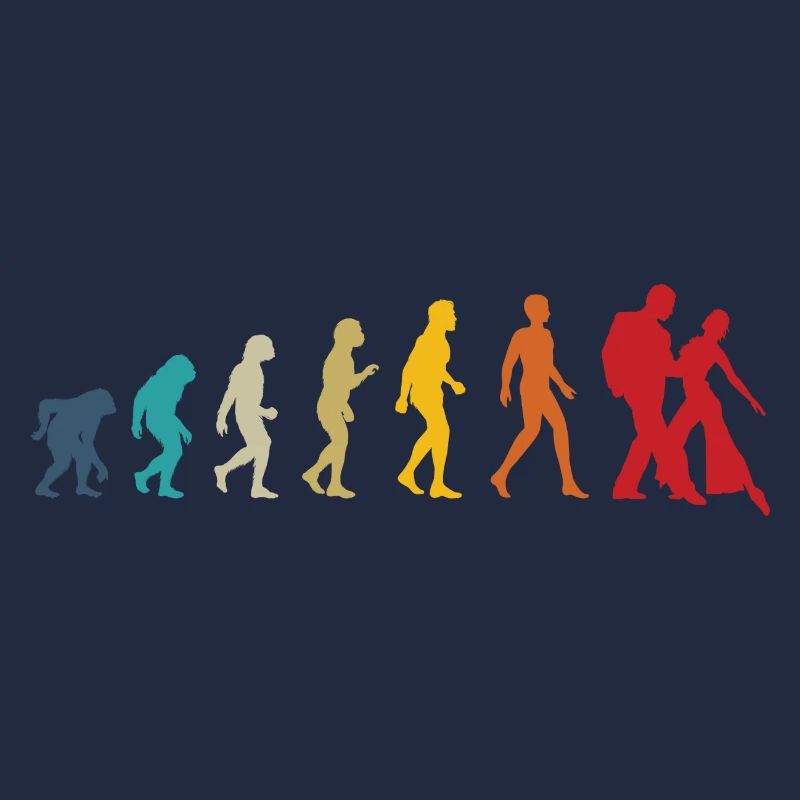 Salsa Evolution retro Salsa Tänzerin Geschenk