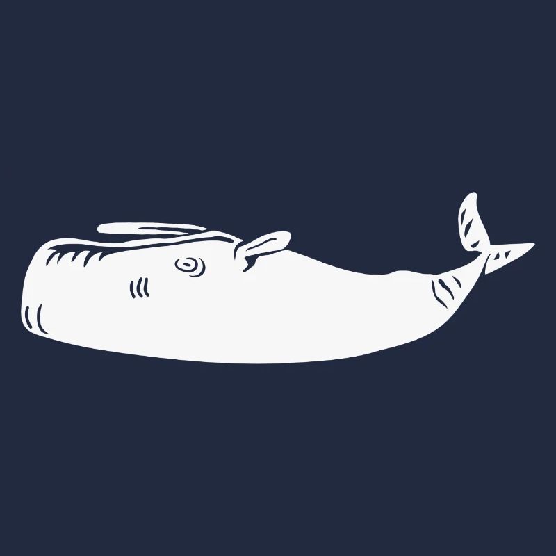 Baleine sur le dos