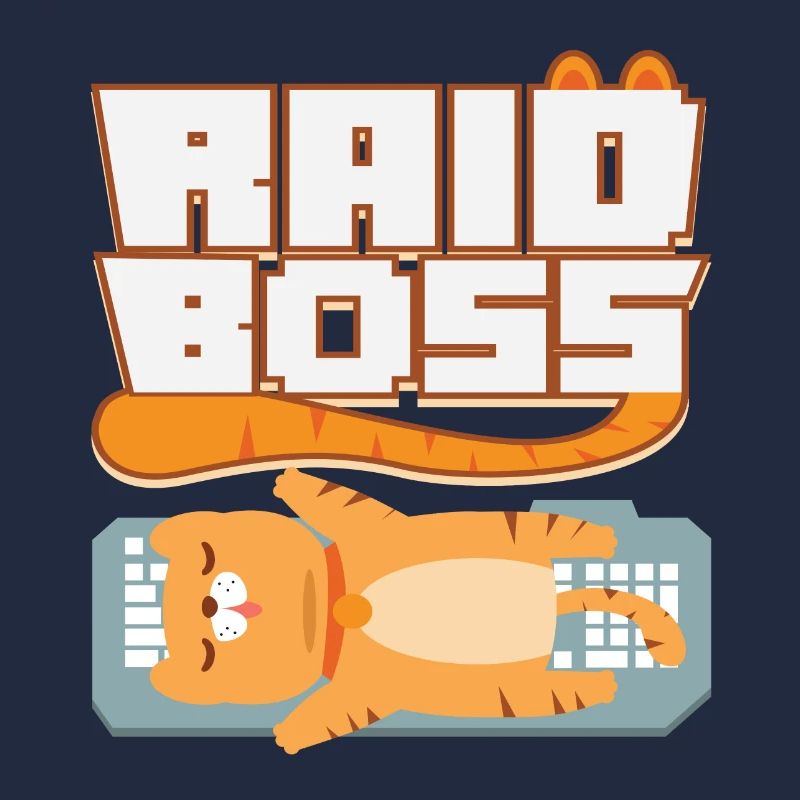 Gamer Gaming Zocker Raid Boss PC MMO Nerd Geschenk