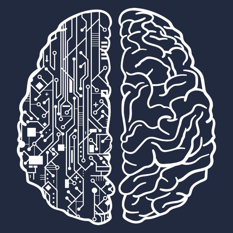 Programmierer Entwickler - Code Nerd Geek Hirn