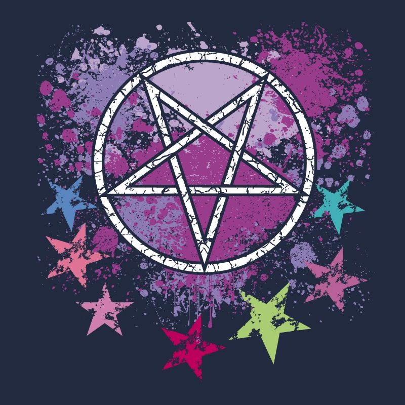 Pentagramm mit Sternen